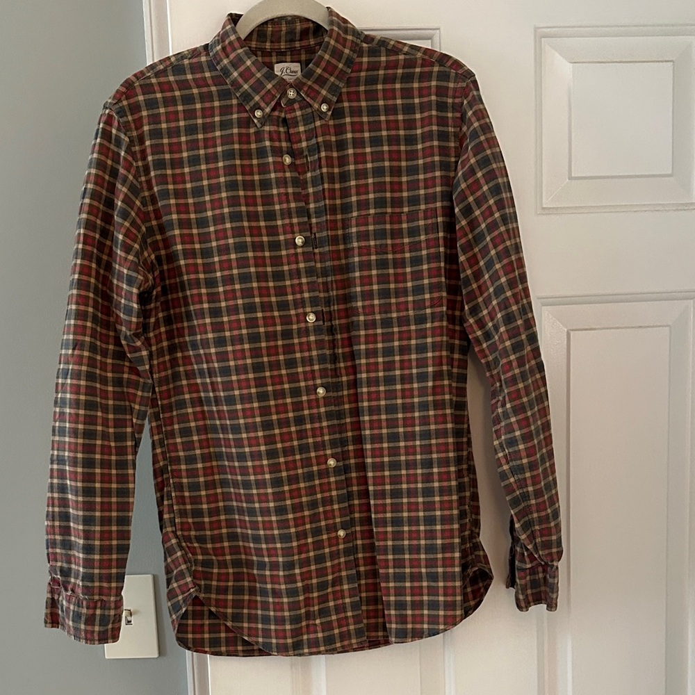 J. Crew Multicolor Plaid Casual Shirt